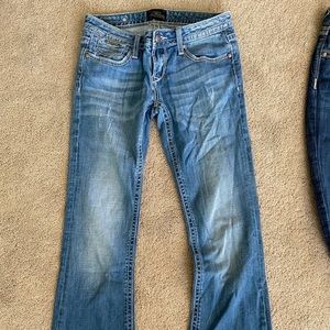 Express ReRock boot cut jeans size 2 short